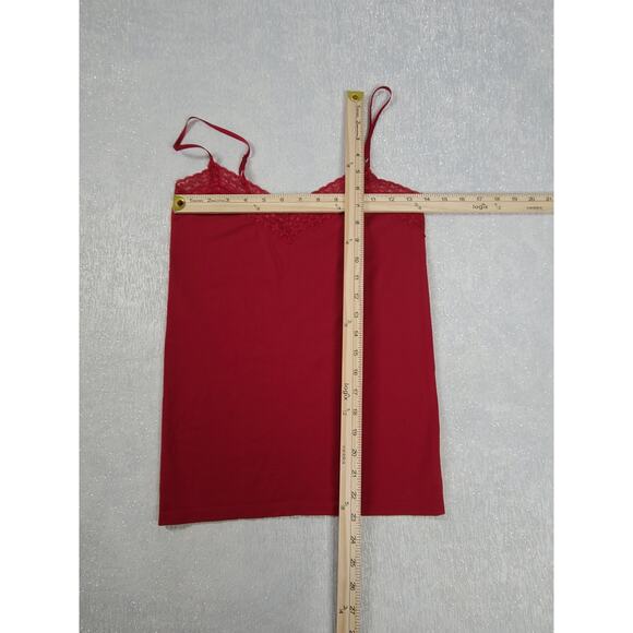 The Limited Y2K lace trim red tank cami women's Size Large Elena Gilbert - Picture 3 of 3